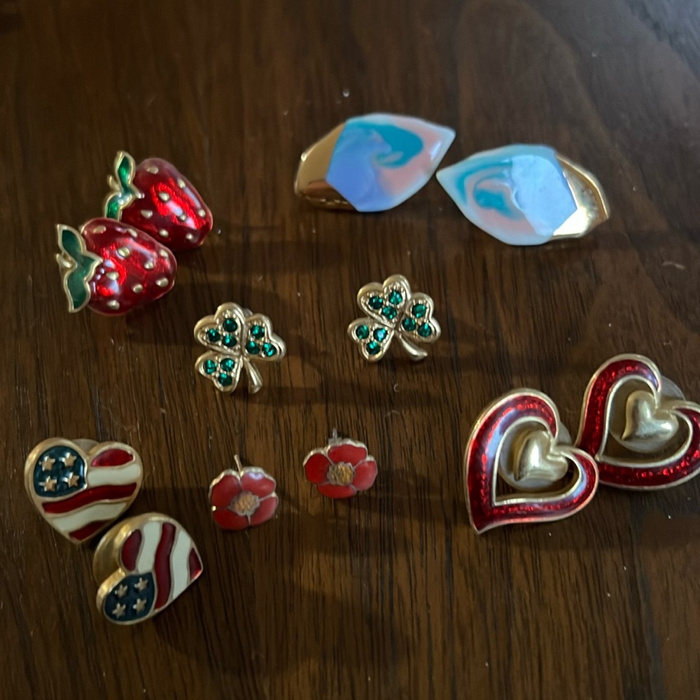 Colorful Assorted Earrings Set